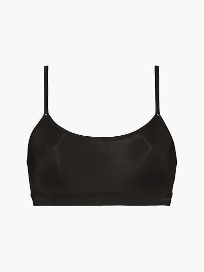 Calvin Klein Underwear HU898511 | Calvin Klein Youthful Lingerie Női String Bralette Fekete